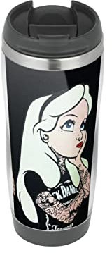 mugmart Alice in Wonderland Tattoos - Travel Mug, Thermal Insulated Cup for Hot and Cold Beverages Drinks