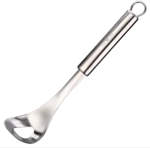 Cuchara de acero inoxidable, Cuchara de albóndigas, Gadget de cocina, Herramienta for hacer croquetas de albóndigas Molde de camarones Albóndigas Cuchara de albóndigas for cocina (Color : Silver, Size