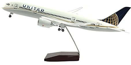 MUZIZY Flugzeugmodell kopieren 1/160 für Boeing 747 US Air Force One Flugzeugmodell Maßstab Druckguss Harz Flugzeugmodell mit Lichtern Exquisite Geschenkkollektion (Farbe : B787)