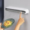 MGGi Mount Magnetischer, nachfüllbarer Kunststoffpapierspender mit Schneider, Frischhaltefolienschneider, Alufolienspender, Slide Chic Pergamentpapierspender, passend für 30,5 cm x 90 m