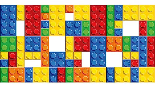 HUBDECO Schutzunterlage für den Schreibtisch - Schützt Schreibtisch vor Kratzern und Schäden - Langlebig, Hitzebeständig - Pflegeleicht, Wasserfest - Mauspad - 90x45cm - LEGO