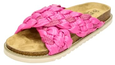 Sandale Alice in Farbe Fuchsia, modische Schuhe in Übergröße, große Damenschuhe, Alice 42 EU Fuchsia