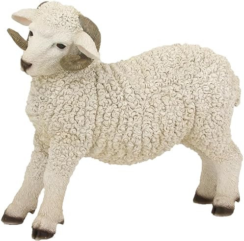 FADEDA Widder stehend/Höhe:31 cm/handbemalt/detailgetreue Krippen Figuren - Weihnachten Tisch Dekoration Krippe Zubehör