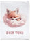 GRAZDesign Babydecke mit Namen personalisiert Fuchs auf Wolke Super flauschig, Baby Kuscheldecke zur Geburt, Geburtstag, Weihnachten 100x75cm - Kuscheldecke
