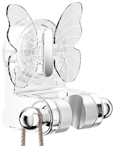 Support de pommeau de douche avec ventouse - Support mural à ventouse - Support de barre de douche réglable - Fixation pour pommeau de douche