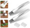 2 Stücke Shred Silk The Knife,Edelstahl Scallion Slicer,2024 New Spring Onion Slicer,Edelstahl gehackte grüne Zwiebel Messer,Zerkleinerung Cutter,Scallion Cutter,Shredder Messer Für Viele Gemüse
