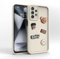PanXCase Hülle für Samsung Galaxy A13 4G - Handyhülle 3D Bärchen Lächeln Motiv Design Süß Silikonhülle, Kameraschutz Mädchen Stoßfest Schutzhülle (White)