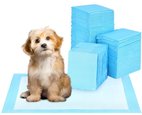 QWORK® 100 Pieces Puppy Training Pads, 45x33CM Highly Absorbent Dog Pee Pads, for Puppies, Small Pets
