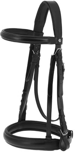Ekkia Norton Pro Trensenzaum Kaltblut X-Full Percheron Black, Größe:X-Full