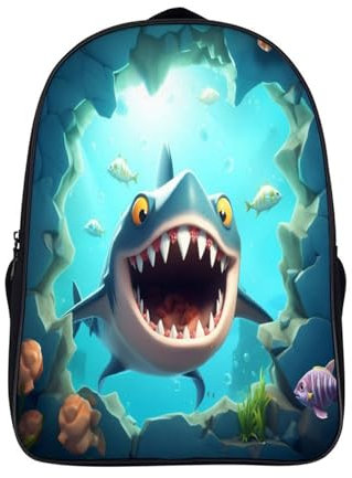 TPISLI Schulrucksack Jungen Teenager Mädchen Schultaschen Kinder Rucksäcke Hai Leichtgewicht Schulranzen Groß Für Schule Geschenke