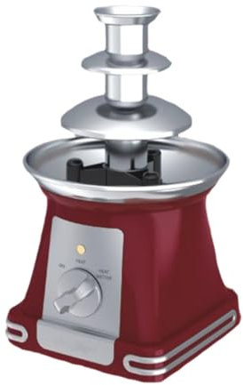 MagiDeal Máquina de la Fuente de Queso de Fondue eléctrico de 3 Niveles de 3 Niveles de 9 Pulgadas de Altura para Fiestas para Bodas cumpleaños