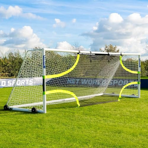 FORZA Pro Fußballtor-Zielwände – Vier-Ecken-Schießscheiben | Nur Zielscheibe (6,4m x 2,1m)