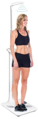 Ultrasonic Digital Body Scale: Accurate Weight, Body Fat, and Height Measurement for Health Monitoring (11~440 lbs Capacity)