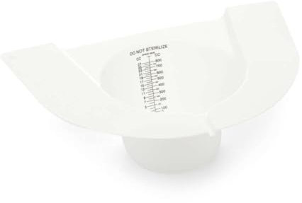 Reusable Specimen Collector Hat-Urine Collection Hat – 27oz/800ml Graduated Urine Sample Cup with Pour Spout for Toilet, Nursing, Vomit & Stool-urine specimen collection pan