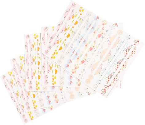 UTHCLO Selbstklebende Flaschenetiketten Für Ätherische Öle Beschreibbar | Pvc Material, Beschreibbar Und Selbstklebend, 5 Blatt 270 Stück, Für Flaschen Und Behälter