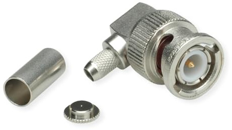 Telegaertner J01000A1258 J01000A1258 BNC Connector Connector, Angled 75Ω Pack of 1