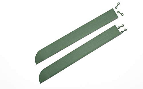 andiamo 202421 Eckleiste zur Kunststofffliese Bodenfliese Gartenfliese Länge: 43 cm, Set: 2,Eckleisten, grün