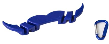 The MoGuard - Mustache Guard Drink Attachment (Blue)