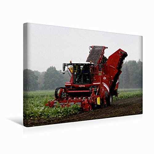Premium Textil-Leinwand 45 x 30 cm Quer-Format Zuckerrübenernte | Wandbild, HD-Bild auf Keilrahmen, Fertigbild auf hochwertigem Vlies, Leinwanddruck von SchnelleWelten