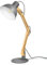 tomons lampada da lettura design legno classico, lampada da tavolo, lampada regolabile scrivania, con braccio snodato, la lampada da lavoro, lampada da ufficio