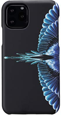 MARCELO BURLON COUNTY OF MILAN Cover/Custodia Compatibile con iPhone 11 PRO - Custodia Burlon Originale con Vetro temprato 9H - Rigida - Soft Touch e Antiurto - Protezione Frontale rialzata