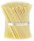 Danilovo 50 Stück Weiß Bienenwachs Kerzen - Orthodoxe Kerzen für Gebet, Rituals, Tischdeko Hochzeit - Ungiftig, Ruß - Tropffrei, Lang, Nachhaltige Produkte, N60, Höhe: 19,5 cm, Ø 7 mm