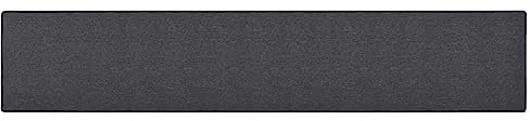 vidaXL Teppichläufer Teppich Läufer Flurteppich Küchenläufer Küchenmatte Wohnzimmerteppich Küche Flur Schlafzimmer Anthrazit 50x300cm Nadelvlies
