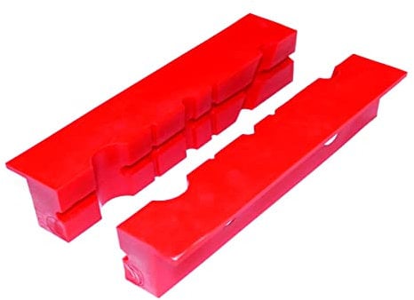 Amtech D4290 140mm Non-Marking Magnetic vice jaw Protectors