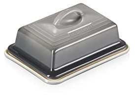 Le Creuset Stoneware Butter Dish, 900 g, 17 x 12.5 x 9 cm, Flint, 70837174440000