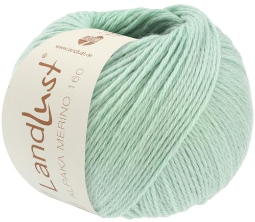 LANA GROSSA Landlust Alpaka Merino 160 | Klassisch verzwirntes Garn aus Merino & Alpaka | Handstrickgarn aus 50% Schurwolle & 50% Alpaka (Baby) | 50g Wolle zum Stricken & Häkeln | 160m Garn FB 433