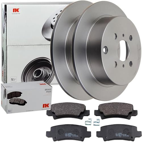 NK Bremsscheiben 279mm + Beläge hinten passend für Corolla E12