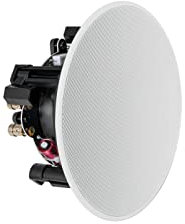 OMNITRONIC CST-508 2-Wege-Deckenlautsprecher | Rahmenloser 2-Wege-Koaxiallautsprecher, LF: 5 HF: 0,75, 8 Ohm, 30 W RMS