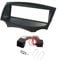 Leisure Direct Cd Radio Single Din Stereo Fascia Facia Trim Surround With Iso Harness and Aerial Adaptor Kit for Ford Ka 2009 Onwards