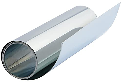 ZOENAE Feuille de Zinc de Haute pureté, Bande de Feuille de métal en tôle de Zinc Pur for Laboratoire Scientifique, Bricolage, Travail des métaux, 0,05 x 120 x 1000 mm