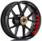 Motorrad Für Yamaha TMAX Xmax NMAX VMAX Tmax Xmax Nmax Vmax Logo Rad Aufkleber Streifen Reflektierende Felge (Color : 15)