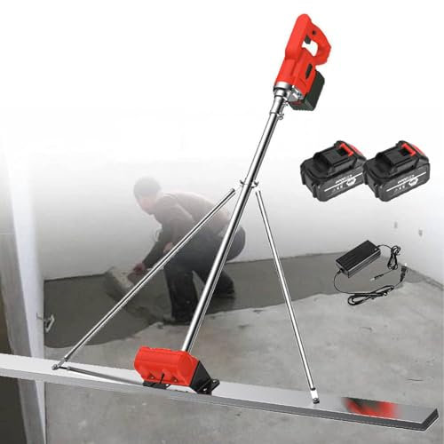 MFYDPP Concrete Finishing Tool, Concrete Finishing Vibrator Tool,with 150cm Blade Bull Float Finisher Set, Lithium Battery Concret Trowel