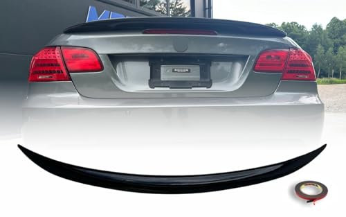 MpTuned E93 M Performance Heckspoiler, glänzend schwarz für 3er 2006–2013 cabriolet 318i, 320i, 330i, 340i, m340i, 318d, 320d, 330d, 340d, m340d