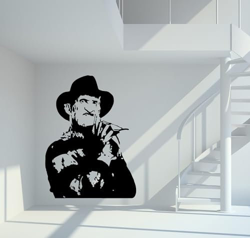 Wandtattoo Freddy Krüger Größe M - ca. 60cm x 44cm