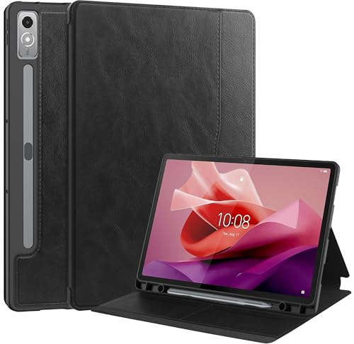Lobwerk Hülle für Lenovo Tab P12 TB370FU Xiaoxin Pad Pro 12.7 Zoll Smart Cover Etui mit Standfunktion und Auto Sleep/Wake Funktion