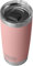 YETI Rambler Tumbler, Vaccum Insulated Stainless Steel Tumbler with Magslider Lid, Sandstone Pink, 20 oz (591 ml)