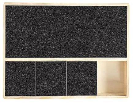 Scratch Pad For Nails | Puppy Nails Sandpaper Scratchboard,Portable Dog Nail File Toy with Treat Box for Dog, Puppy, Medium Dog