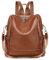 Miss Lulu Damen Rucksack Klein Anti diebstahl Schultaschen 2 in 1 Tagesrucksack Casual Daypack Rucksackhandtaschen Leicht für Freizeit Einkauf Alltag