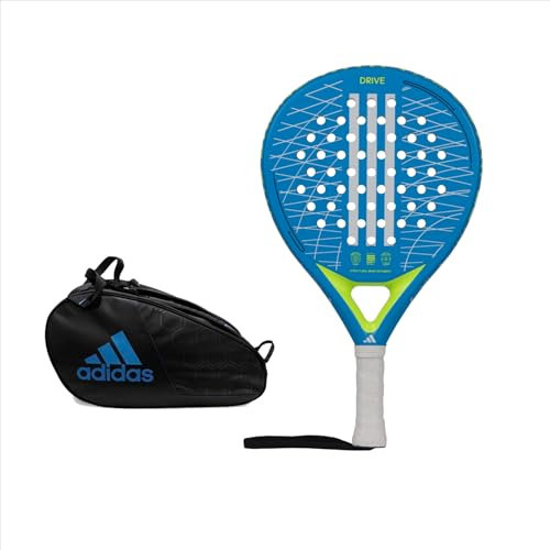 Pack Adidas Pádel: Pala Drive 3.3 Blue 2024 + Paletero Control CRB Black/Blue