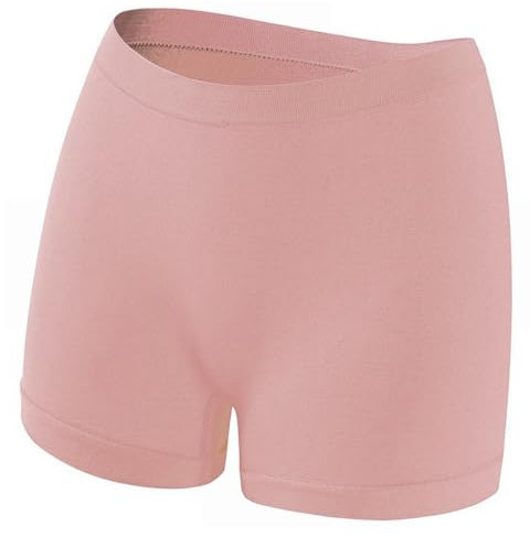 Damen-Boyshorts-Unterwäsche, nahtlos, vollständige Abdeckung, weiche Stretch-Boxershorts für Frauen Baumwolle Schlüpfer Damen Luxus Unterwäsche Frauen (Pink, L)