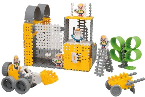 Mini Waffle Bauklotz Set, Bauklotz Set, kreatives Spiel für Kinder - Baumeister, Baustelle MARIOINEX