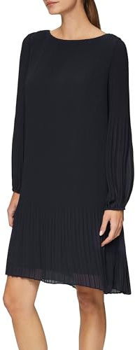s.Oliver Chiffonkleid im Relaxed Fit mit Plissee