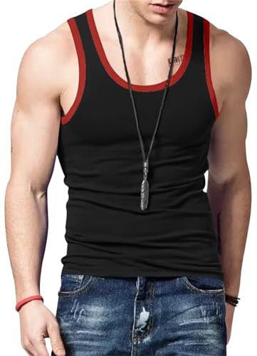 Last Minute Angebote Von Herren Fitnessstudio Workout Tank Tops Weiche, leichte, ärmellose, Dehnbare Muskelshirts Lässiges Slim Fit Kompressionstank-Top The Deal