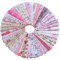 TPZORJX 50pcs Tissus Coton Couture, Lot De 10 * 10cm Mixtes Textile Tissu CarréS, NoëL Patchwork Coton Tissus, Pour Matelassage, Bricolage, Artisanat, Scrapbooking, scène miniature(Rose)