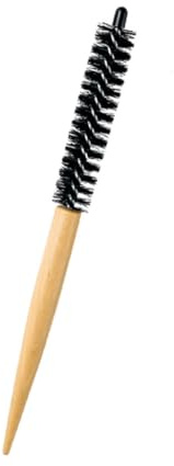 Kleiner runder Pinsel, lockiger Schnurrbart, tragbarer Roller, Quiff-Styling