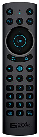Cvoepobey G20S PRO BT5.0 2.4G Wireless Smart Voice Air Mouse Gyroscope IR Learning Backlit Remote Control for Android TV BOX